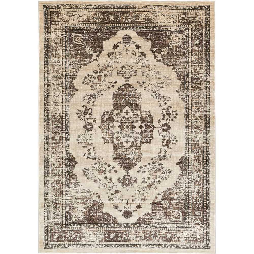Rug Unique Loom Oslo Tan Rectangular 7' 0 x 10' 0 Rug Unique Loom Oslo Tan Rectangular 7' 0 x 10' 0