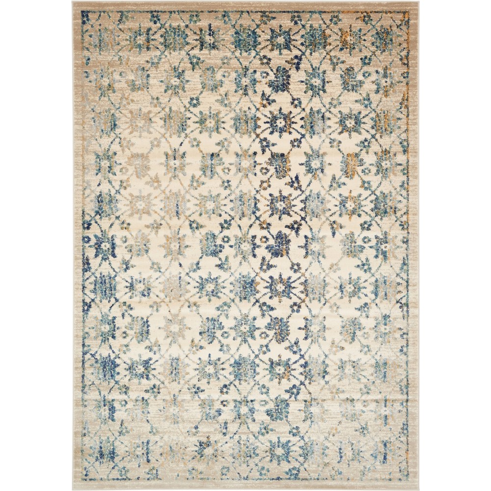 Rug Unique Loom Oslo Cream Rectangular 8' 0 x 11' 4