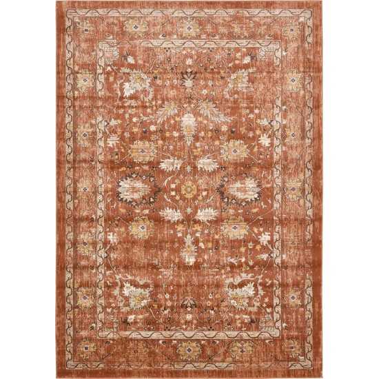 Rug Unique Loom Oslo Terracotta Rectangular 8' 0 x 11' 4