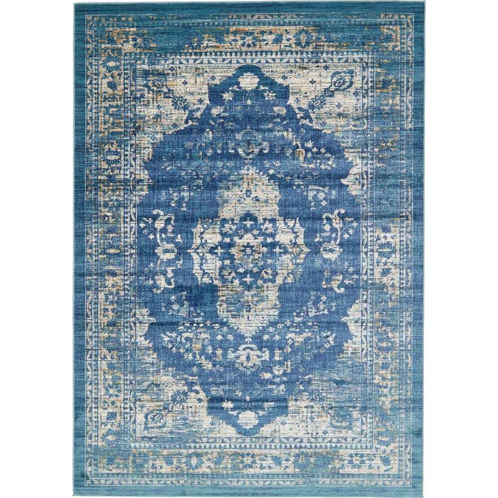 Rug Unique Loom Oslo Navy Blue Rectangular 8' 0 x 11' 4 Rug Unique Loom Oslo Navy Blue Rectangular 8' 0 x 11' 4