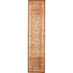 Rug Unique Loom Oslo Brick Red Runner 3' 0 x 13' 0
