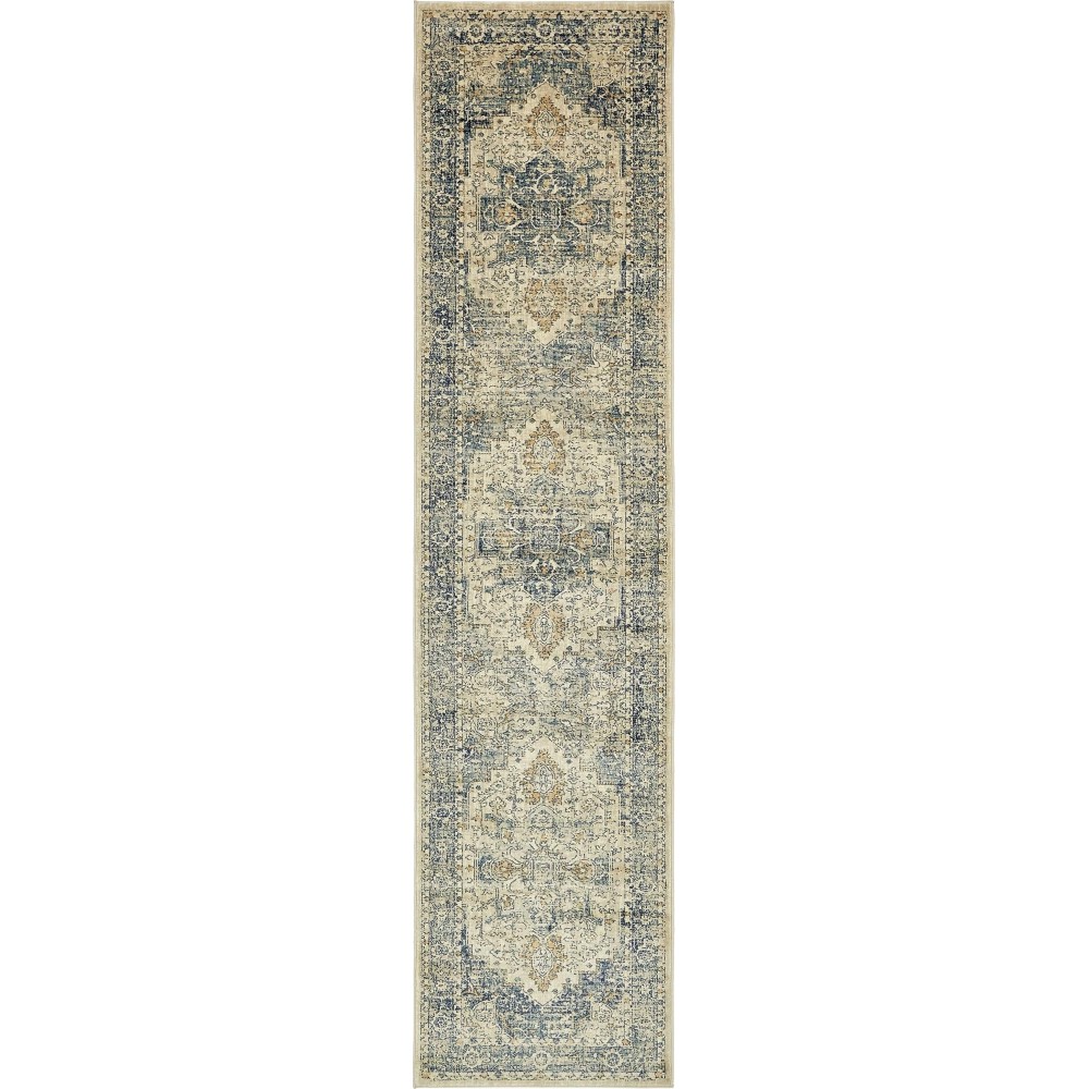 Rug Unique Loom Oslo Beige Runner 3' 0 x 13' 0