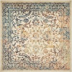 Rug Unique Loom Oslo Beige Square 6' 0 x 6' 0