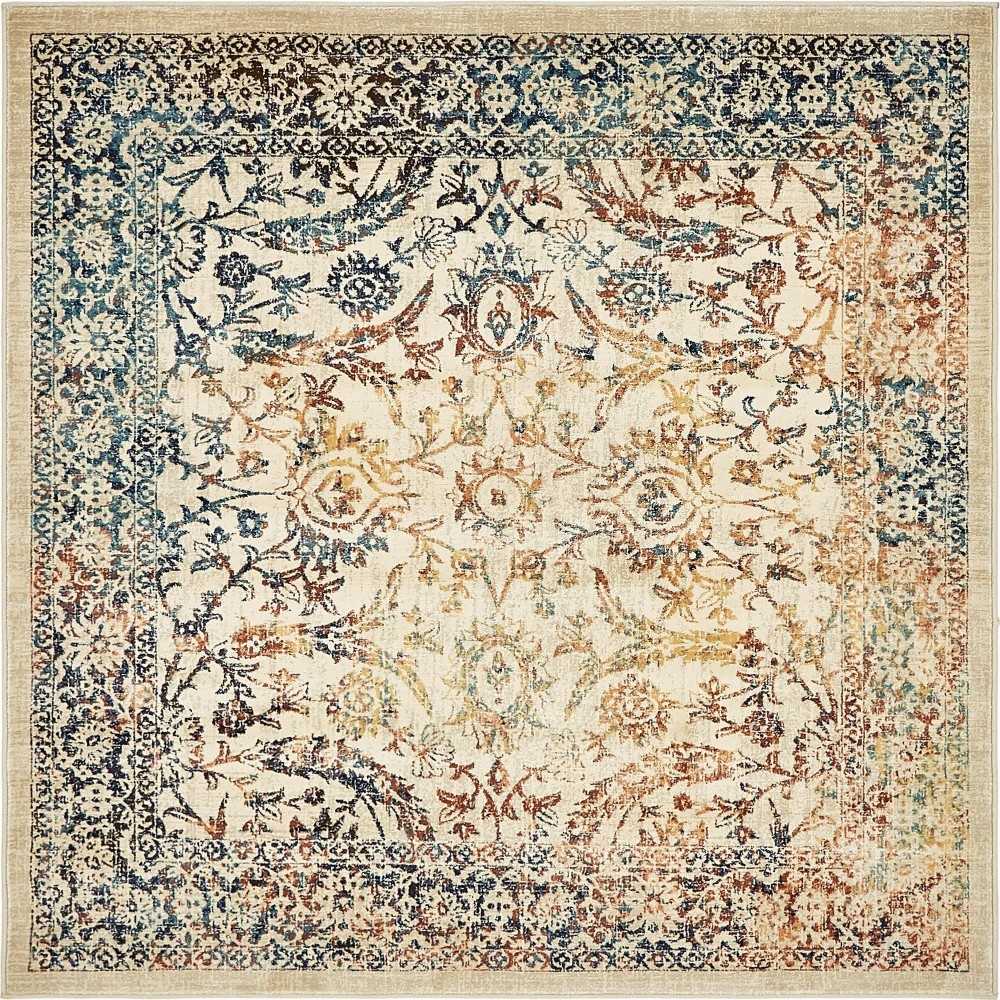 Rug Unique Loom Oslo Beige Square 6' 0 x 6' 0 Rug Unique Loom Oslo Beige Square 6' 0 x 6' 0