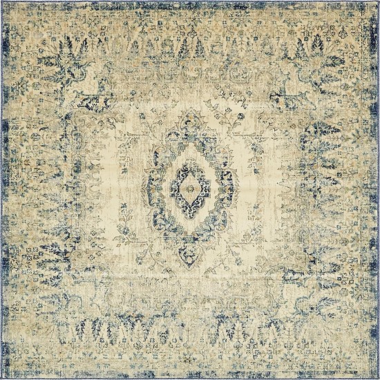 Rug Unique Loom Oslo Beige Square 6' 0 x 6' 0