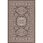 Rug Unique Loom Outdoor Aztec Brown Rectangular 3' 3 x 5' 3