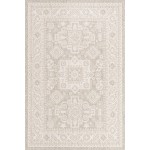 Rug Unique Loom Outdoor Aztec Light Brown Rectangular 6' 0 x 9' 0