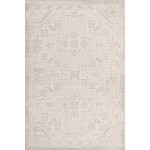Rug Unique Loom Outdoor Aztec Light Gray Rectangular 6' 0 x 9' 0