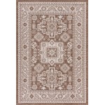 Rug Unique Loom Outdoor Aztec Brown Rectangular 6' 0 x 9' 0