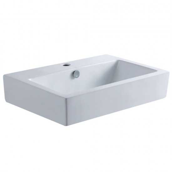 Fauceture Century Vessel Sink, White