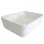 Fauceture French Vessel Sink, White