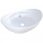 Fauceture Harmon Vessel Sink, White