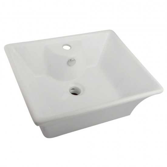 Fauceture Forte Vessel Sink, White