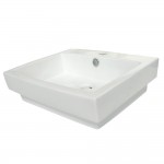 Fauceture Plaza Vessel Sink, White