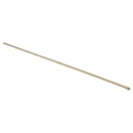 Kingston Brass Complement 30 in. Bullnose Bathroom Supply Line, Brushed Brass