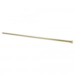 Showerscape Complement 20-Inch X 3/8-Inch Diameter Flat Closet Supply, Brushed Brass