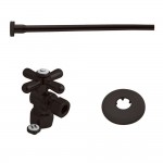Kingston Brass Toilet Supply Kit, 1/2" IPS (Iron Pipe Size) Inlet - 3/8" Outlet, Oil Rubbed Bronze