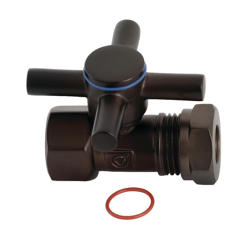 Kingston Brass Concord 1/2" IPS x 1/2" or 7/16" Slip Joint Straight Valve, Oil Rubbed Bronze