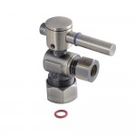 Fauceture Quarter Turn Valves (5/8-In X 3/8-In OD Comp), Antique Brass