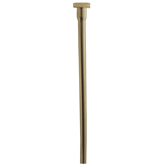 Kingston Brass Complement 30-Inch X 3/8-Inch Diameter Flat Closet Supply, Polished Brass