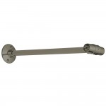 Kingston Brass Vintage 12" Wall Support, Brushed Nickel