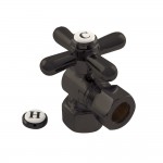 Kingston Brass 1/2" IPS, 1/2" O.D. Compression Angle Shut-off Valve, Oil Rubbed Bronze