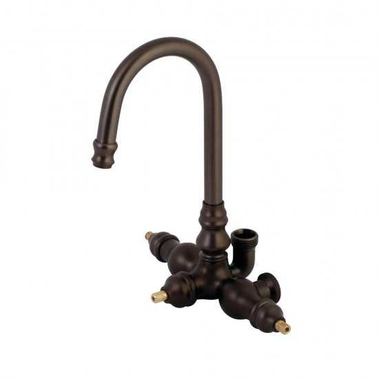Aqua Vintage Gooseneck Clawfoot Tub Faucet Body Only, Oil Rubbed Bronze