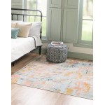 Rug Unique Loom Lotus Multi Square 5' 0 x 5' 0