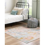 Rug Unique Loom Lotus Multi Square 5' 0 x 5' 0