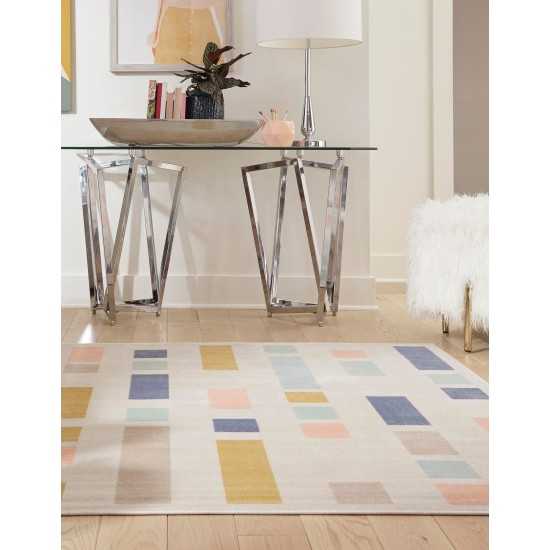 Rug Unique Loom Lotus Multi Square 8' 0 x 8' 0