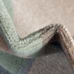 Rug Unique Loom Lotus Blue Sample 1' 4 x 1' 4