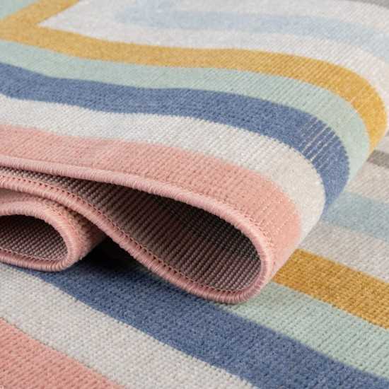 Rug Unique Loom Lotus Ivory Sample 1' 4 x 1' 4