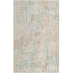 Rug Unique Loom Lotus Teal Sample 1' 4 x 1' 4