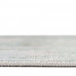 Rug Unique Loom Lotus Teal Sample 1' 4 x 1' 4