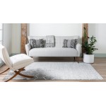 Rug Unique Loom Matrix Trellis Gray Rectangular 3' 3 x 5' 3
