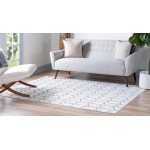 Rug Unique Loom Matrix Trellis Ivory Rectangular 3' 3 x 5' 3