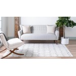 Rug Unique Loom Matrix Trellis Ivory Rectangular 3' 3 x 5' 3