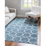 Rug Unique Loom Matrix Trellis Blue Rectangular 3' 3 x 5' 3