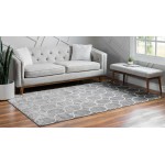 Rug Unique Loom Matrix Trellis Dark Gray Rectangular 3' 3 x 5' 3