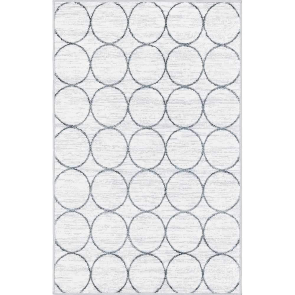 Rug Unique Loom Matrix Trellis Ivory Rectangular 3' 3 x 5' 3