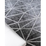 Rug Unique Loom Matrix Trellis Dark Gray Rectangular 3' 3 x 5' 3