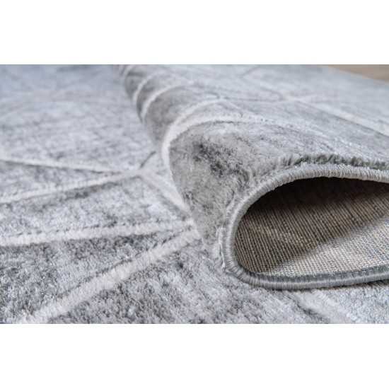 Rug Unique Loom Matrix Trellis Dark Gray Rectangular 3' 3 x 5' 3