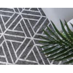 Rug Unique Loom Matrix Trellis Dark Gray Rectangular 3' 3 x 5' 3