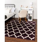 Rug Unique Loom Trellis Dark Purple Square 10' 0 x 10' 0