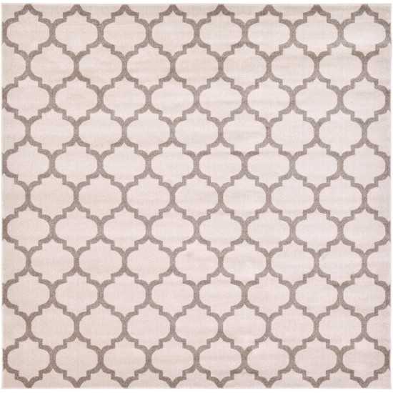 Rug Unique Loom Trellis Beige/Light Brown Square 10' 0 x 10' 0