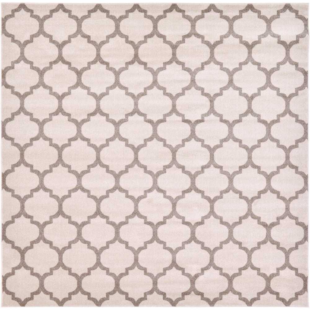 Rug Unique Loom Trellis Beige/Light Brown Square 10' 0 x 10' 0 Rug Unique Loom Trellis Beige/Light Brown Square 10' 0 x 10' 0