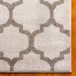 Rug Unique Loom Trellis Beige/Light Brown Square 10' 0 x 10' 0