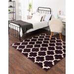 Rug Unique Loom Trellis Dark Purple Square 8' 0 x 8' 0