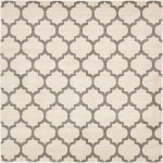 Rug Unique Loom Trellis Beige/Gray Square 8' 0 x 8' 0