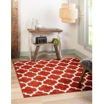 Rug Unique Loom Trellis Terracotta Square 6' 0 x 6' 0